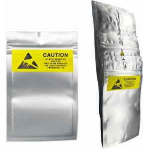 100pcs 3.15 * 5.12in ESD Bags,Resealable Translucent Antistatic Bags for SSD,HDD,Anti Static Bag for Hand Drive or Varieties of Electronic Device(100pcs 3.15 * 5.12 in)