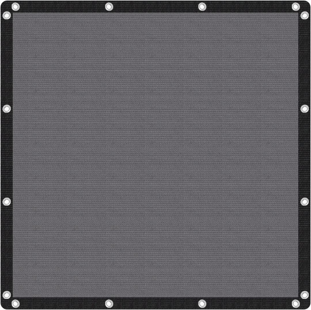 VICLLAX Shade Fabric Sun Shade Cloth Privacy Screen with Grommets for Patio Garden Pergola Cover Canopy 16x20 FT, Grey