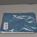 DONREN Teal Small Window Curtain Panels Room Darkening Curtain Tiers for Bathroom with Rod Pocket (42 x 24 Inch,1 Pair)