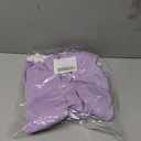 Girls Swimsuit Cover Up Purple Bating Suits Size 5-6 Years Old Short Sleeve Pool Beach Coverup