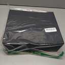 Mlikero Card Deck Case, 1800+ Trading Card Storage Box with 10 Dividers and 3 Foam Stoppers, Leather Magnetic Closure Commander Deck Box Fit for YuGiOh, MTG and Sport Cards(Black&Blue)