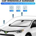KUST Windshield Sun Shade for Toyota RAV4 2013 2014 2015 2016 2017 2018 Window Accessories Shade Sun Protector Foldable Block UV Rays Keep Car Cooler