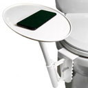 Toilet Table | Versatile Bathroom Side Table for Toiletries & Gadgets | Easy to Clean, Lightweight, Durable Ages & Mobility Needs | Convenient & Adaptable Design