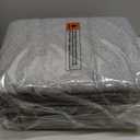 HOMERILLA Sectional Couch Covers for Sectional Sofa L Shaped Sofa Cover Blanket 2 Pieces L Shape Furniture Protector for Pets Dogs (Dark Grey, XX-Large)