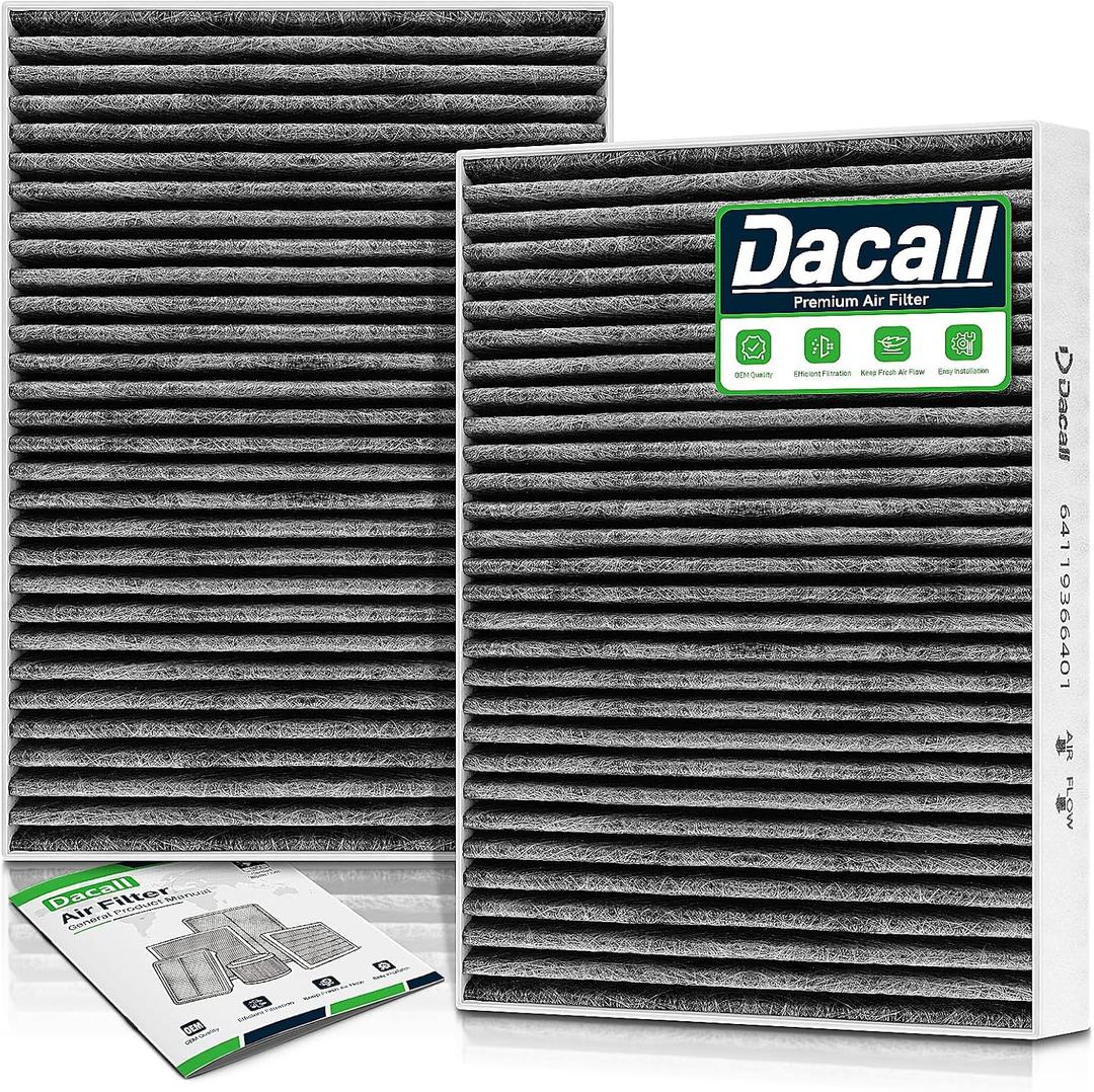2Pcs Cabin Air Filter for BMW X5(19‑26), 530i / 540i (17‑23), X7(19‑26)