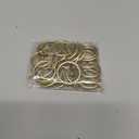 Hotop 30 Pcs Metal Drapery Curtain Rings 0.98/1.26/1.65 inch Interior Diameter and 30 Pcs Hanging Curtain Drapery Pin Hooks for Window Door Shower(Champagne Gold,32 mm)