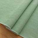 Alsoo Green Table Runners 90 Inches Long, Rustic Small Table Runner with Tassels, Boho Farmhouse Linen Texture Table Decor for Holiday Party and Wedding, 13x90 Inches, Sage Green (13"X90", 6-8 Seats)