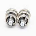 Elecbee 2PCS 180 Degree SHV Male Type Bulkhead Receptacle Connector