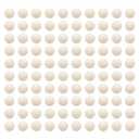 uxcell 100pcs Nylon Bearing Balls 9mm Solid Plastic Balls, G1 Precision Bearing Ball Frosted Surface, White