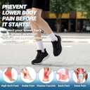 Women's Orthopedic Road Running Shoes: Comfortable Arch Supports Plantar Fasciitis Orthotic Athletic Sneakers, Casual Flat Feet High Arch Tennis Sport Walking Shoes for Foot Heel and Pain Relief (8 Wide, W1-black)