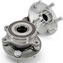 Pair 513287 Front Wheel Bearing Hub Assembly Compatible with Toyota Prius 2010-2015, for Toyota Prius Plug-in 2012-2015, for Lexus CT200H 2011-2017, Hub Bearing 5 Lug (OE Size)