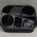 Upgraded Center Console Cup Holder (Not 3D Print) Compatible with Chevrolet Silverado 1500/2500/3500 Avalanche Suburban Tahoe GMC Sierra Yukon XL 1500/2500 2003-2006, Classic 2007