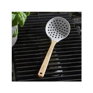 Kitchen Ladle Strainer, Large Slotted Spoon with High Heat Resistant BPA Free, Non Stick Cooking Skimmers For Draining & Frying