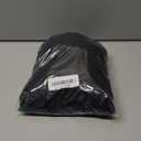 BORIFLORS Women's Bodycon Ruched Mesh Long Sleeve Maxi Dress Mermaid Ruffle Formal Cocktail Party Long Dresses, Size S (Black)