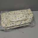 Gym Bag for Women, Cute Duffle Bag, Quilted Duffle Bag for Travel, Floral Duffle Bags, Weekend Bag with Zipper Pocket Dance Bag Organizer (Without shoe compartment, Quilted-Blue Flower)