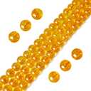 100pcs 8mm Citrine Beads Natural Gemstone Beads Round Loose Beads for Jewelry Making
