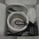 2025 Ultrasonic Retainer Cleaner for Dentures & Aligner, Durable Removable Base and Top Cover, Denture Cleaner Machine with 4 Modes for Mouth Guards, Jewelry, Rings, etc (White)