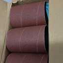 Dark Stone Sanding Sleeves for Spindle Sander 4-1/2" Length (80 Grit, 3")