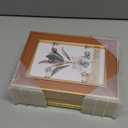 XUANLUO 4 Pack Picture Frames Farmhouse Rustic Picture Frame Sets with Distressed Wood Grain,Display Pictures Tabletop or Wall Decor (Mix Color, 4x6 