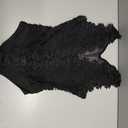 RARITYUS Women Sexy Lace Bodysuit Jumpsuit See Through Mesh Sleeveless/Long Sleeve Tops Swimsuit for Party Outfit (Small, A Black Backless)