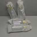 16.9 oz (500 ml) Coffee Syrup Dispenser Set- 4 Glass Bottles with Gold Pumper and Syrup Labels - Precise Dispensing and Stylish Addition to Coffee Shop, Cafe or Home Bar