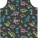 Tipsy Elves Summer Tank Tops for Men - Bright and Colorful Sleeveless Tees - Graphic Beach Muscle Shirts (S)