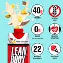 Lean Body Ready-to-Drink Pina Colada Protein Shake, 40g Protein, Whey Blend, 0 Sugar, Gluten Free, 22 Vitamins & Minerals, 17 Fl Oz (Pack of 12) (EXP 07/26/26)