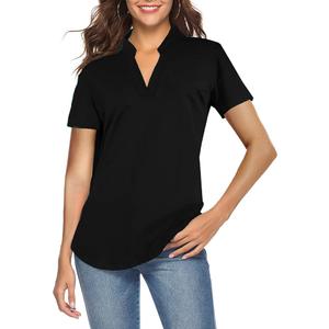 CEASIKERY Women's 3/4 Sleeve V Neck Tops Casual Tunic Blouse Loose Shirt 2XL