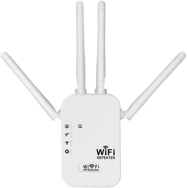 WiFi Extender Signal Booster for Home - 300Mbps Single Band, Covers 3999 Sq Ft & 55 Devices,