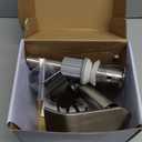 Ultimate Unicorn Waterfall Bathroom Sink Faucet Brushed Nickel, Two Handles Bathroom Faucet with Metal Pop up Sink Drain Stopper, Two Or 3 Holes Bathroom Basin Mixer Tap, Patent No. : US D983,326 S