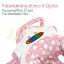 Dream On Me 2-in-1 Charlie Baby Walker for 6-12 Months, Music&Light, Pink