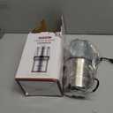Secura Electric Coffee Grinder and Spice Grinder with Stainless Steel Blades, 1 Removable Bowl, Stainless
