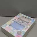 Softan Muslin Swaddle Blankets for Baby Girl & Boy, 47X47In Receiving Blankets for Newborn, Swaddle Blanket Set Soft Silky & Breathable, Blue Rainbow and Five-Pointed Star, 4 Pack