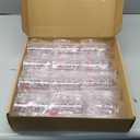 Vinsot 60 Pcs Christmas Clear Plastic Fillable Ornaments Balls 3.15''/80mm DIY Craft Transparent Baubles Christmas Tree Hanging Ornament Decorations for Birthday Wedding Valentine Decor