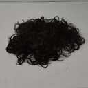 FantaLook Short Curly Brown Halloween Cosplay Wig for Men (black)