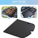 Cast Iron Griddle for Weber Traveler Grill Replacement Parts 9010001 - Cooking Grill Plate NonStick Griddle Insert for Portable Grills Stove Top/Gas Grill/Oven & Outdoor BBQ