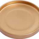 Woiida 15 Inch Ceramic Saucer - Ceramic Drainage Tray for Plant Pot (Matte Gold)