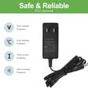 SmoTecQ 12V 2A Power Supply AC Adapter 1 Pack for CCTV Security Camera, Led Strip Lights, Router, Printer, Breast Bump and Other 12 Volt Electronics Devices Less Than 2 Amp