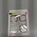 CHANCHY 4 Pack Compatible with Fitbit Versa 4 Screen Protector Case, Soft TPU Full Protective Case Cover Bumper Bling Crystal Diamond Frame for Fitbit Versa 4 Smart Watch, Rose Gold/Pink/Silver/Black