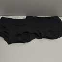 INNERSY Women's Cotton Boyshorts Underwear Soft Moisture Wicking Boxer Briefs 4-Pack(Black, Medium)