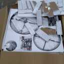 Wellmet Extra Large Crystal Chandelier, Black 9-Tier Luxury Crystal Chandelier, for Living Room, Dining Room, Porch, Entryway, Hallway, Restaurant, 40''W