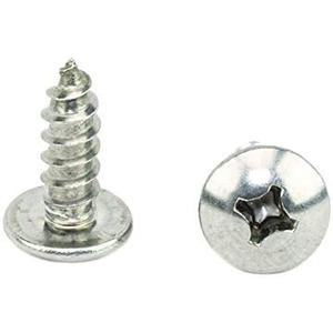 #6 x 3/4" Truss Head Phillips Sheet Metal Screws Self Tapping,18-8 Stainless Steel, Full Thread, Qty 100 by Bridge Fasteners