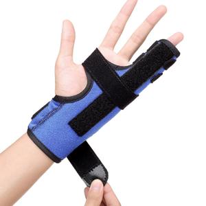 Boxer Fracture Splint, Pinky Finger Splint, Adjustable Two Finger Brace for 4th or 5th Finger, Metacarpal Splint Hand Brace for Arthritis Fracture Broken Mallet Dislocated Trigger Finger(XS)