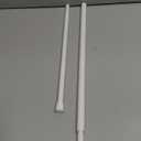 Spring Tension Curtain Rod 17-41inch Adjustable Spring Curtain Rods No Drilling White Small Tension Rods Short Tension Rod Closet Rod Expandable Spring Loaded Curtain Rods for Windows