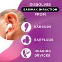 Lipo Earwax Cleansing Kit, Cleansing Ear Drops, Bulb Syringe, and Cotton Plugs, Effortlessly Dissolves Ear Wax, Easy to Use Ear Wax Removal Kit, Clinically Tested Peroxide-Free, 0.5 Fl Oz