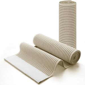 Geiserailie 2 Pcs Chest Compression Wrap Breast Support Band Support Strap Bandage Adjustable Chest Binder for Sports Running for Large Breasted Women Prevent Breast Bounce (Beige,Large)