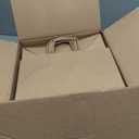 Qutuus 10x5x13 Kraft Paper Bags 100 Pcs Kraft Shopping Bags, Paper Gift Bags for Retail, Merchandise, Recycled Bulk Paper Sacks, Brown Paper Bags with Handles Bulk