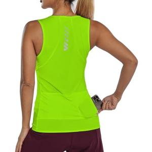 Wulibike Sleeveless Cycling Jersey Women Running Shirts Vest bike top Summer Biking tank Basic Top With Pockets M