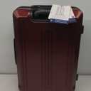 Coolife Luggage Suitcase PC+ABS with TSA Lock Spinner Carry on Hardshell Lightweight 20in 24in 28in (wine red, L(28IN))