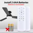 New Replacement Remote Control fit for Fanbulous Ceiling Fans with Lights TY-01 DMCF-01 F-TH72BK-1D01 DMCF-02